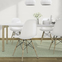 Almindeligt tapet, tekstureret non-woven tapet Bauhaus hvid 