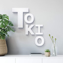 Litery dekoracyjne 3D Tokyo mieszane