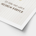 Kinder-Poster 'Ich fühle mich wohl in meinem Körper' mit Wolke