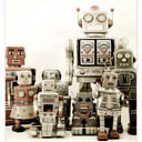 Montering av robotar Fototapet - 240x260 cm