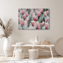 Tableau sur verre Annie - Tulipes de printemps