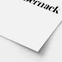 Spruch Poster Beware of my Schabernack