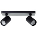 Spotbalken Leonardo, schwarz, 12,1 x 31 cm, Metall Spotleuchte