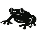 Sticker mural - Grenouille