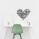 Wallsticker - Hjerte