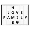 Plakat z siatką - Home Love Family