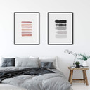 Plakat Orara Studio - Dusty Rose Stripes