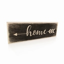 Houten Bordje - Home