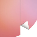 Ombre - Kolorowy zmierzch - Fototapeta okrągła - tapeta flizelinowa/tapeta flizelinowa samoprzylepna