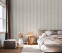 Multistribet tapet, non-woven Shades Iconic hvid, beige