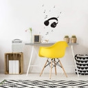 Sticker mural - Écouteurs