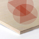 Hexagon Hout Nouveauprints - Circles and Triangles