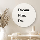 Tableau sur alu-Dibond rond 1X Studio - Dream Plan D