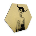 Hexagon - Alu-Dibond-Goldeffekt - Ireland - The Sweetest Kill