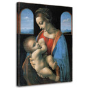 Canvasbillede, Madonna Litta - Da Vinci-reproduktion