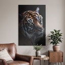 Tableau Regard Majestueux du Tigre - Krygowski - Alu-Dibond