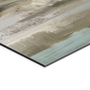 Wandbild Sanfte Küstenlandschaft grau - Cheney - Alu-Dibond