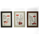 Muursticker Welkom bij ons thuis  incl. 5 Fotolijstjes