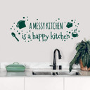 Wallsticker - A messy kitchen