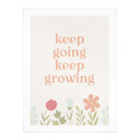Plakat Keep going keep growing | Mindset plakat z hasłem motywacyjnym