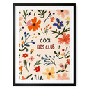 Plakat dla dzieci Cool Kids Club Kolorowe kwiaty - Treechild
