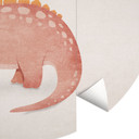 Fototapeta Dino Be Happy - Brachiozaur - Tunaboylu - Okrągła - tapeta flizelinowa/tapeta flizelinowa