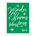 Poster Werder Bremen - Lebenslang