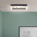Deckenleuchte Aras, braun, 27,5 x 29,5 cm, Metall Lampe