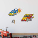 Wallsticker Drag Racerbiler