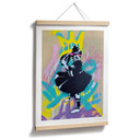 Poster Ballerine avec Graffiti de Football - Habib