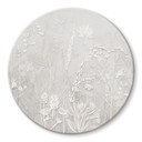 Glasschilderijen in wit in modern design - Ms Tiff - Rond