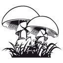 Wallsticker Champignon