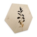 Hexagon Hout Kubistika - Monochromatica
