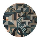 Poster Silent Planes - Geometrische Vormen - Sir Edward x Grigory Gladarev - Rond