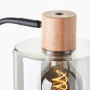 Tischleuchte Tim, braun, 50 x 18 cm, Glas Moderne tischlampe