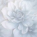 Tapet med blommotiv Big Pictures grå 2,50 x 2,70 m