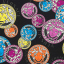 Versace Home luksusowa tapeta Medusa designerska tapeta z włókniny kolorowa tapeta z czarnym wzorem