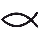 Wallsticker - Bibelsk Fisk
