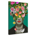 Obraz na płótnie Frida Floral Studio - Portret Frida