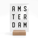 Typografi til bordvisning Amsterdam