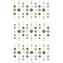 Wallsticker former - Geometriske cirkler i grøn