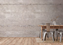 Papier peint imitation béton gris crème - papier peint intissé Industrial Livingwalls - mat et lisse