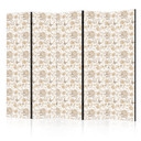 Paravent, Raumteiler freistehend, Trennwand - Beige Shades of Nature