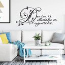 Wallsticker Den som är allestädes är ingenstädes