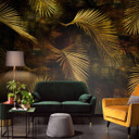 Guido Maria Kretschmer Fotobehang Art Edition Glossy Palms Gold