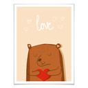 Plakat Bear Strong Love