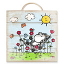 Holzbild sheepworld Ganz viel nix - 40x41,5 cm