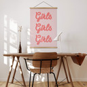 Obraz tkaniny mówiący - Kerr-Dineen - Girls Girls Girls