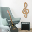 Dekoracja drewniana clef - MDF nature