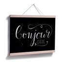 Plakat Bonjour Chérie - czarny negatyw